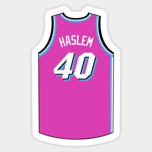 Udonis Haslem Miami Jersey Qiangy Sticker